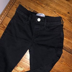 Girls black abercrombie kids pull on jegging 9/10
